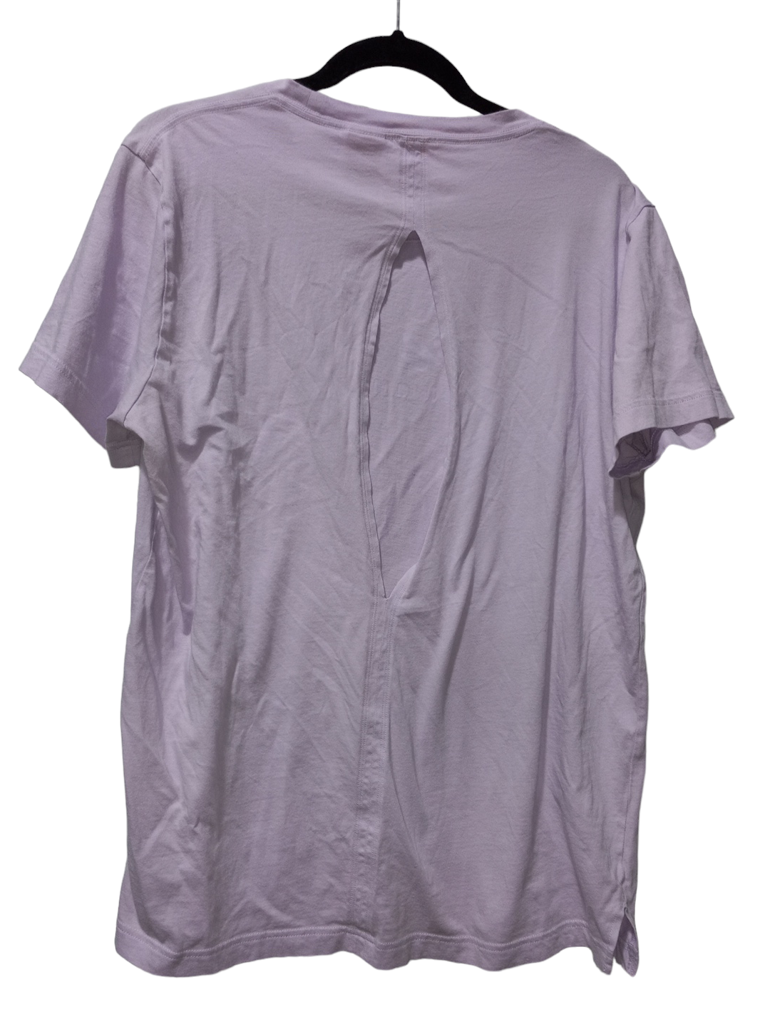 Purple Top Short Sleeve Pink, Size L