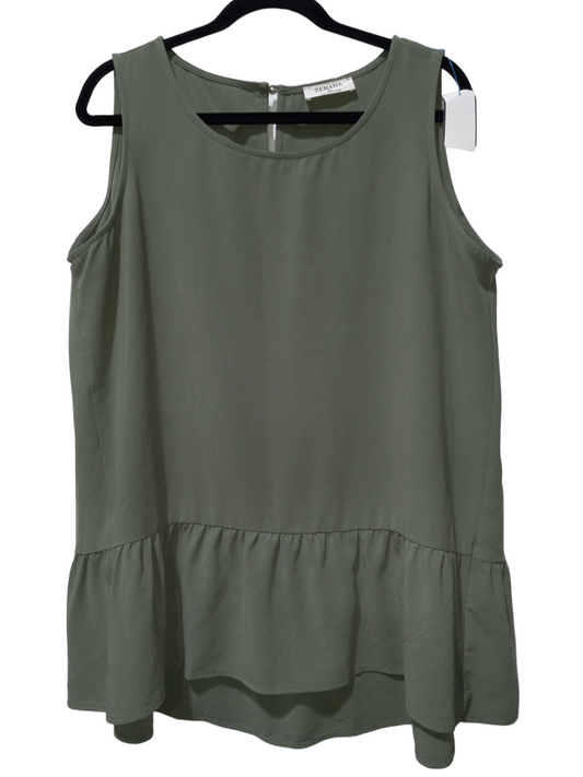 Green Blouse Sleeveless Zenana Outfitters, Size Xl