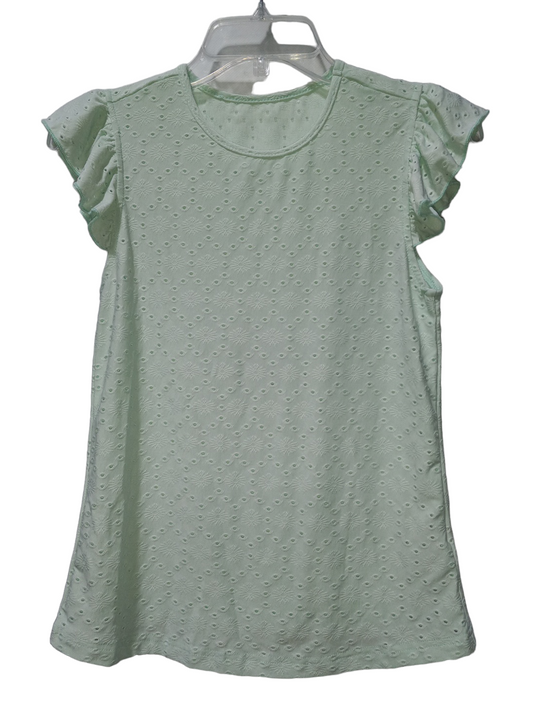 Green Top Sleeveless Shein, Size Xs