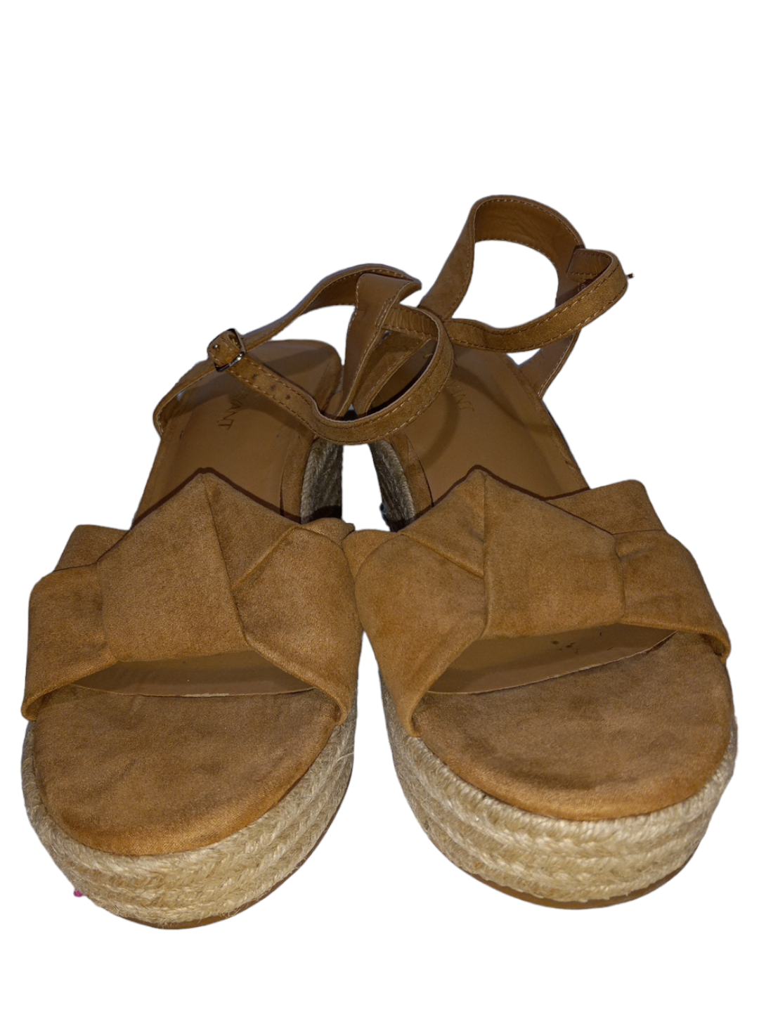 Tan Sandals Flats Lane Bryant, Size 9