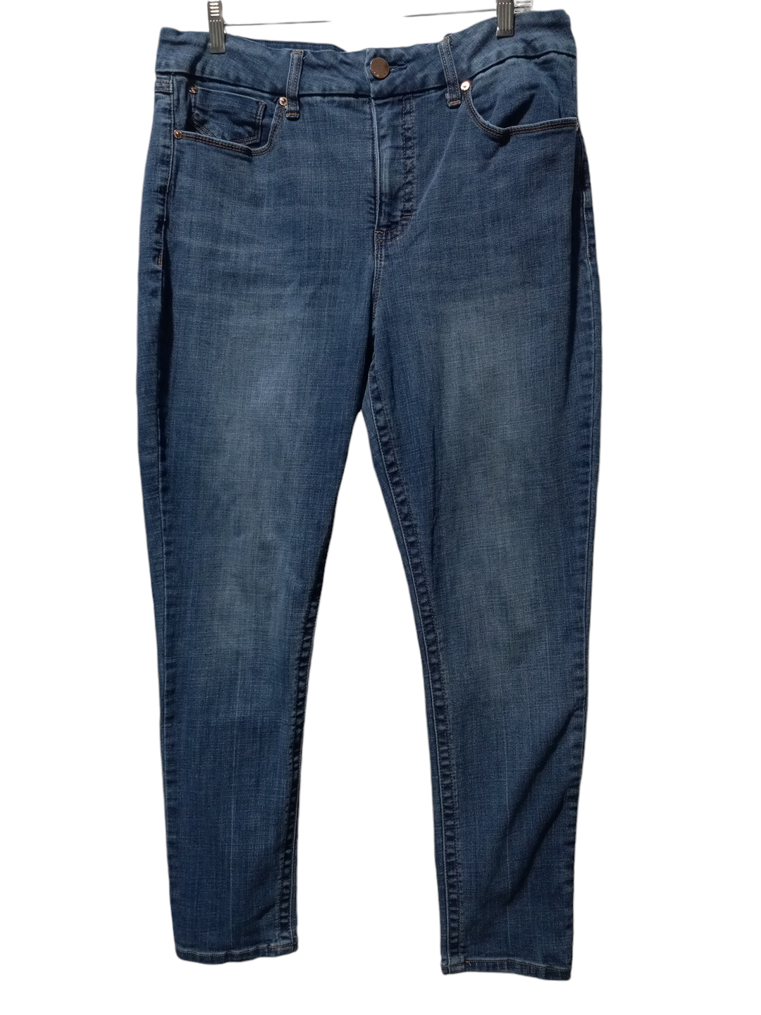 Jeans Skinny By Seven 7 In Blue Denim, Size: 16