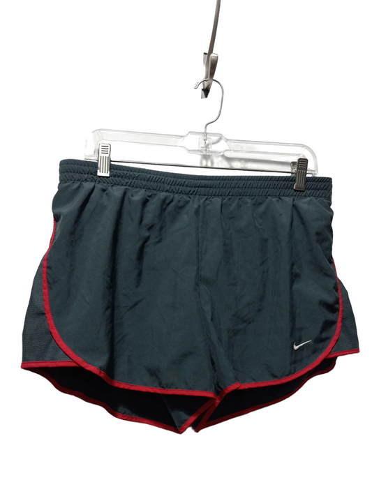 Grey & Red Athletic Shorts Nike Apparel, Size M