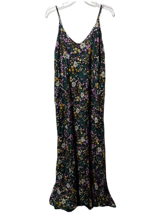 Floral Print Dress Casual Maxi Old Navy, Size Xl