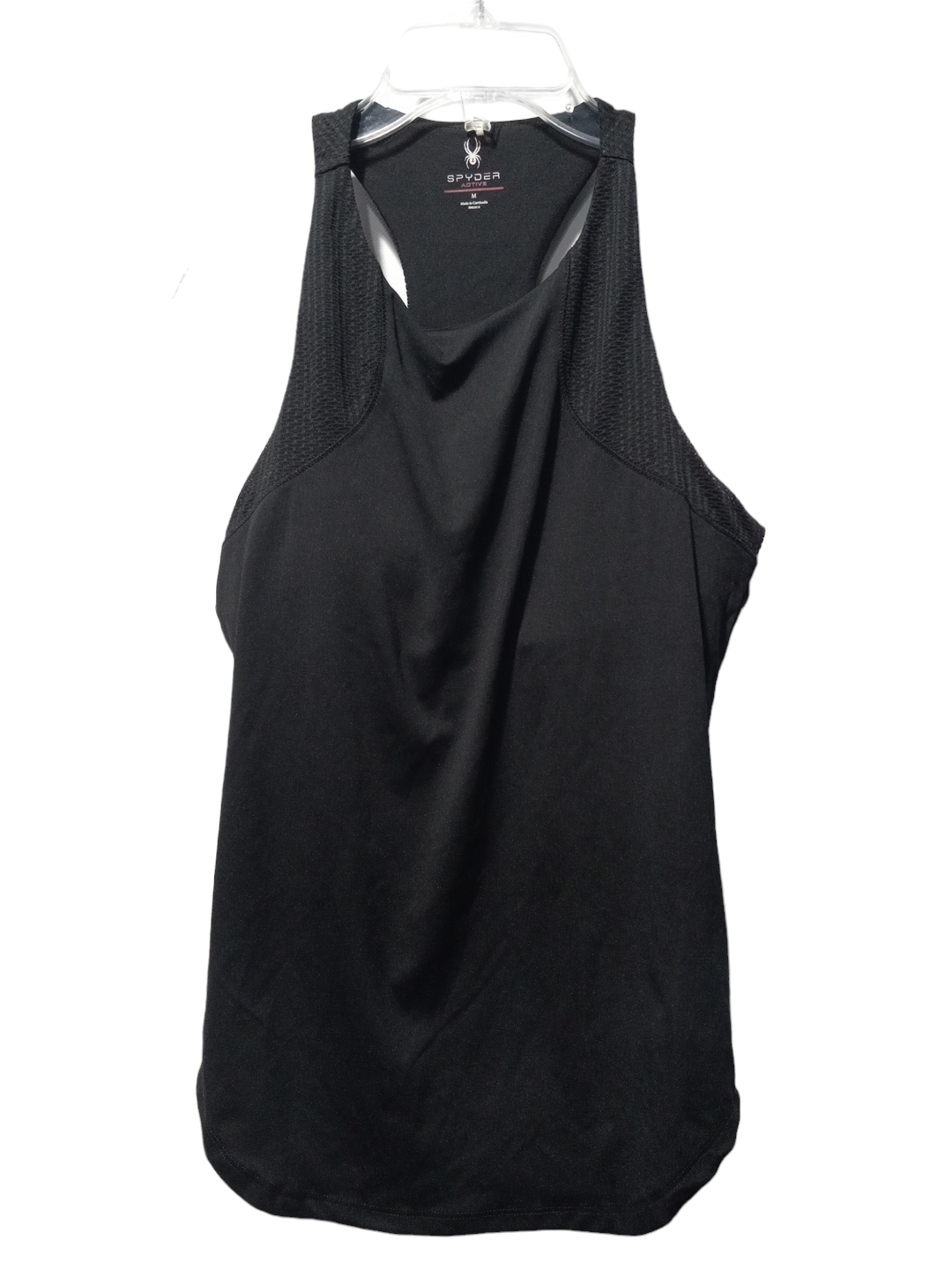 Black Athletic Tank Top Spyder, Size M