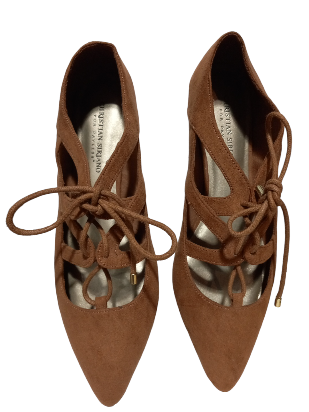 Brown Shoes Flats Christian Siriano For Payless, Size 10