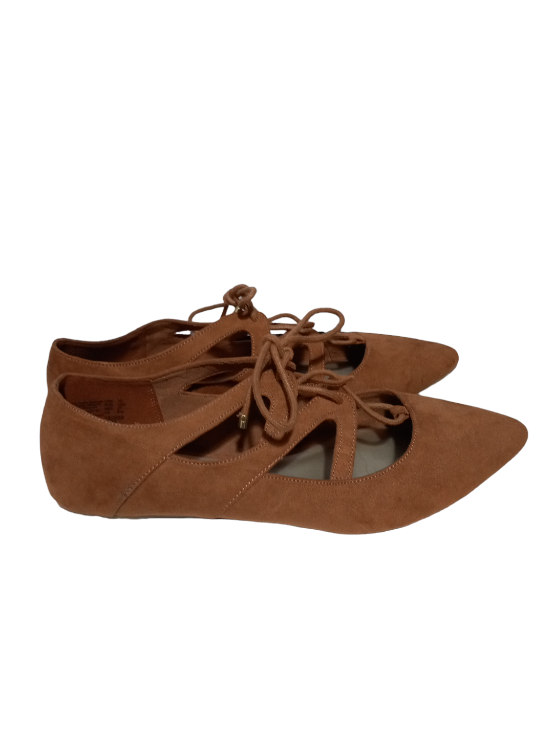 Brown Shoes Flats Christian Siriano For Payless, Size 10