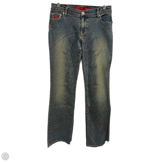 Jeans Flared By Bongo In Blue Denim, Size: M