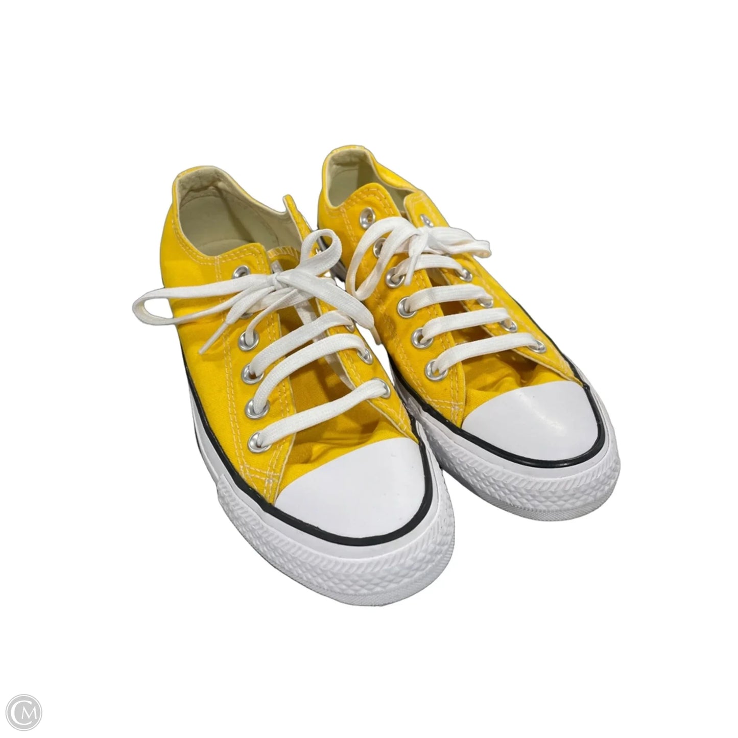 Shoes Sneakers By Converse In Yellow, Size: 7