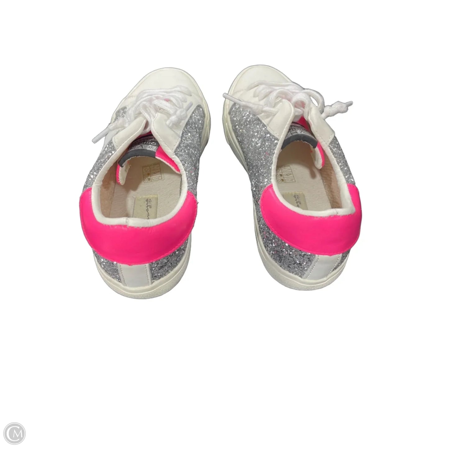 Shoes Sneakers By Vintage Havana In Cream & Silver, Size: 9