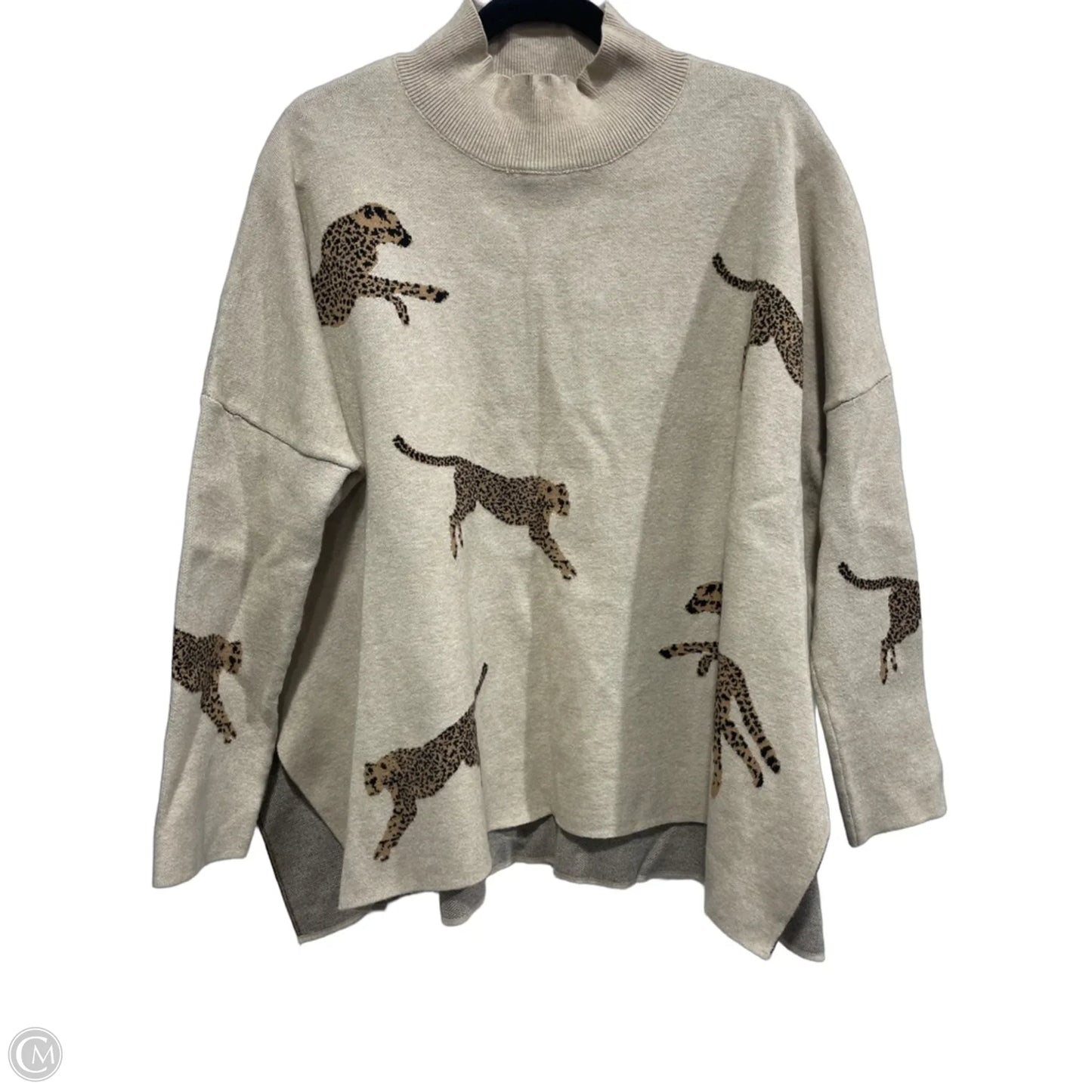 Sweater By Entro In Animal Print, Size: M