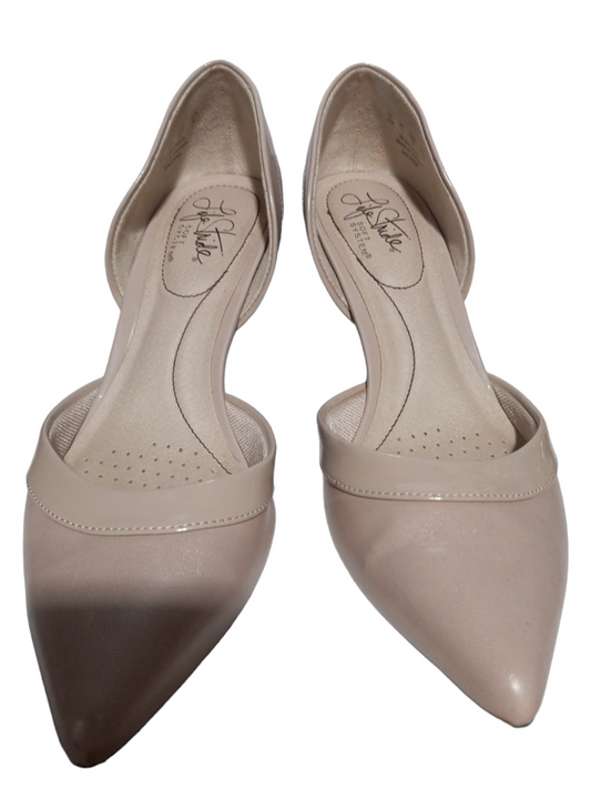 Beige Shoes Heels Stiletto Life Style Fashions Inc, Size 7