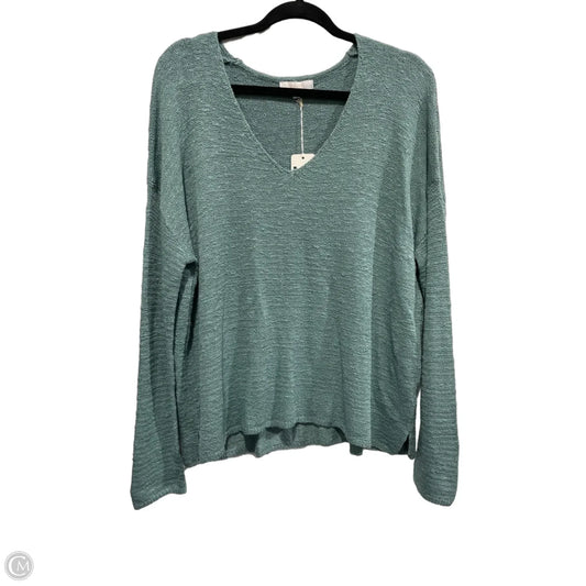Top Long Sleeve By Clothes Mentor In Blue, Size: L