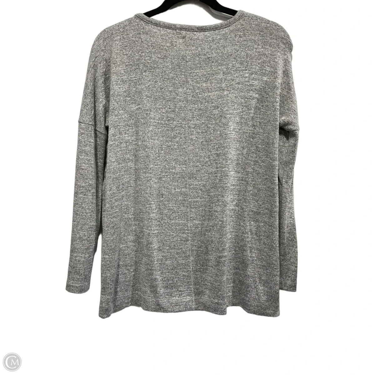 Top Long Sleeve Basic By Rag & Bones Jeans In Grey, Size: M