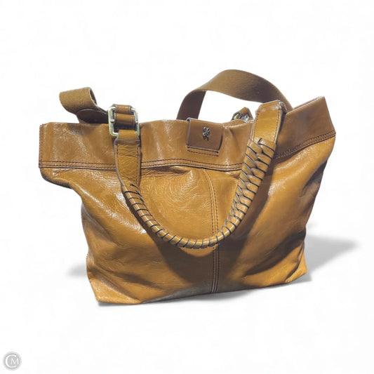 Handbag Leather By Hobo Intl, Size: Medium