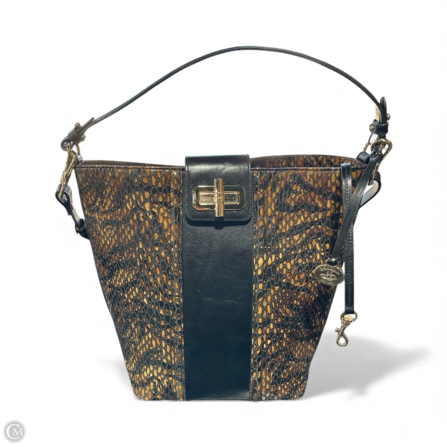 Handbag Designer By Brahmin, Size: Large