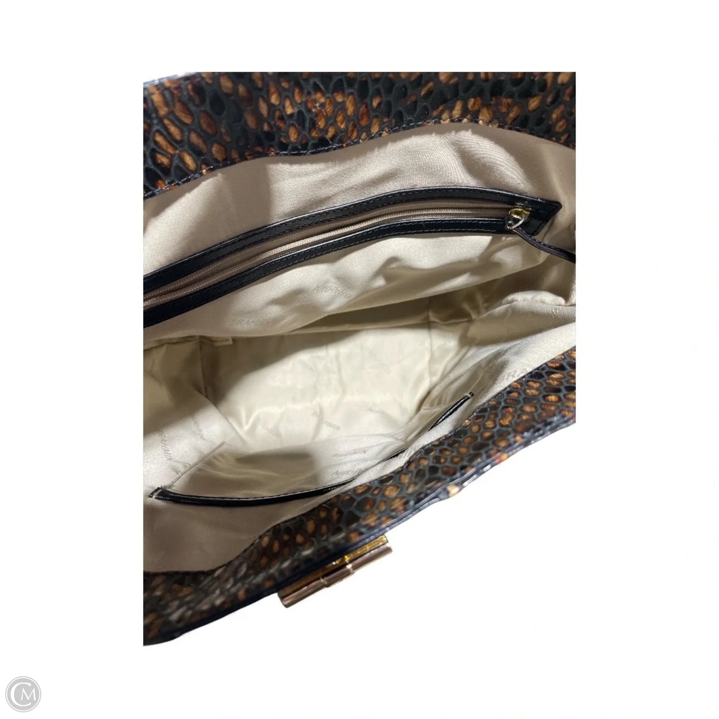 Handbag Designer By Brahmin, Size: Large