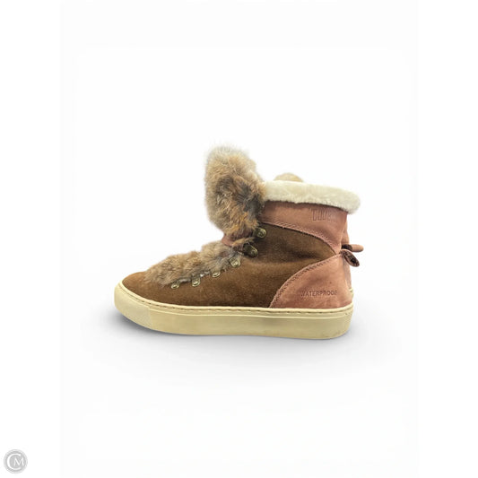 Boots Snow By Clothes Mentor In Brown, Size: 8.5