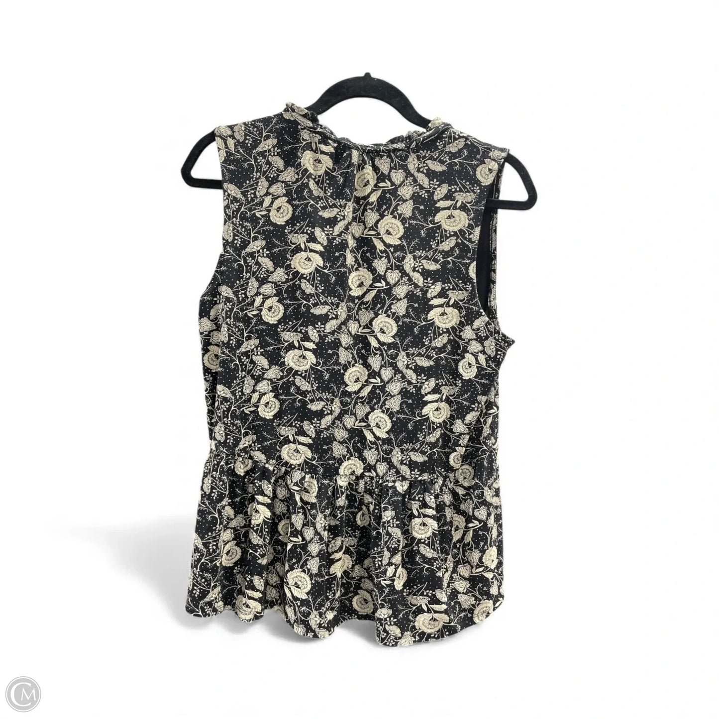Blouse Sleeveless By J. Crew In Floral Print, Size: M