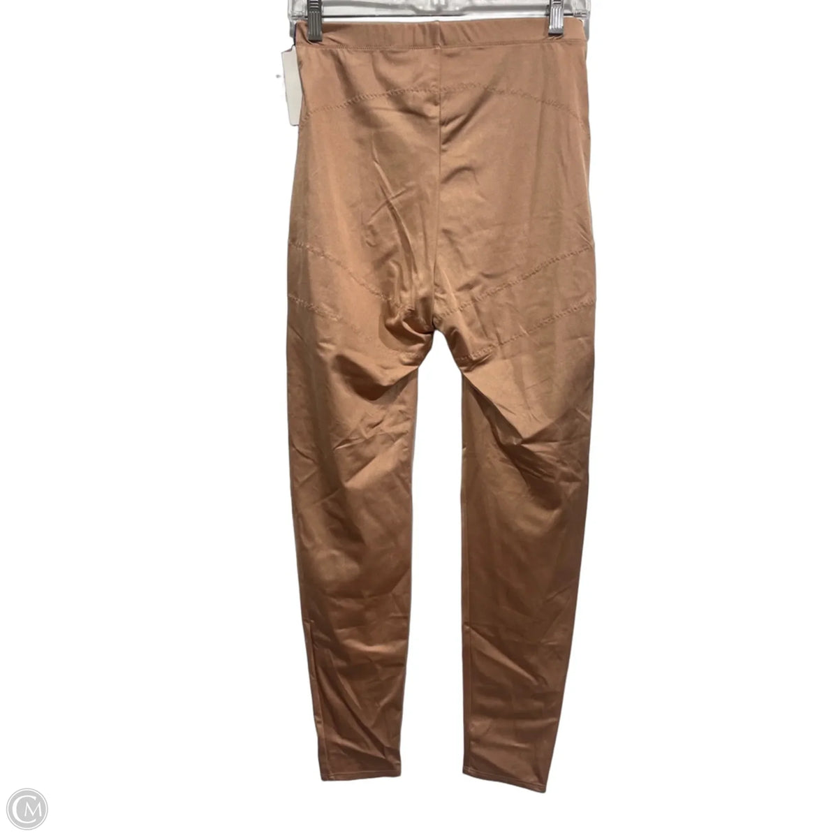 Athletic Leggings By Yitty In Brown, Size: L