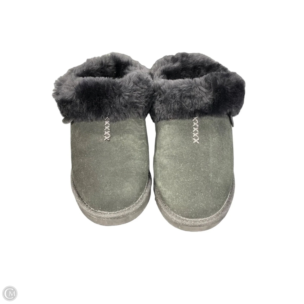 Slippers By Clothes Mentor In Black, Size: 8