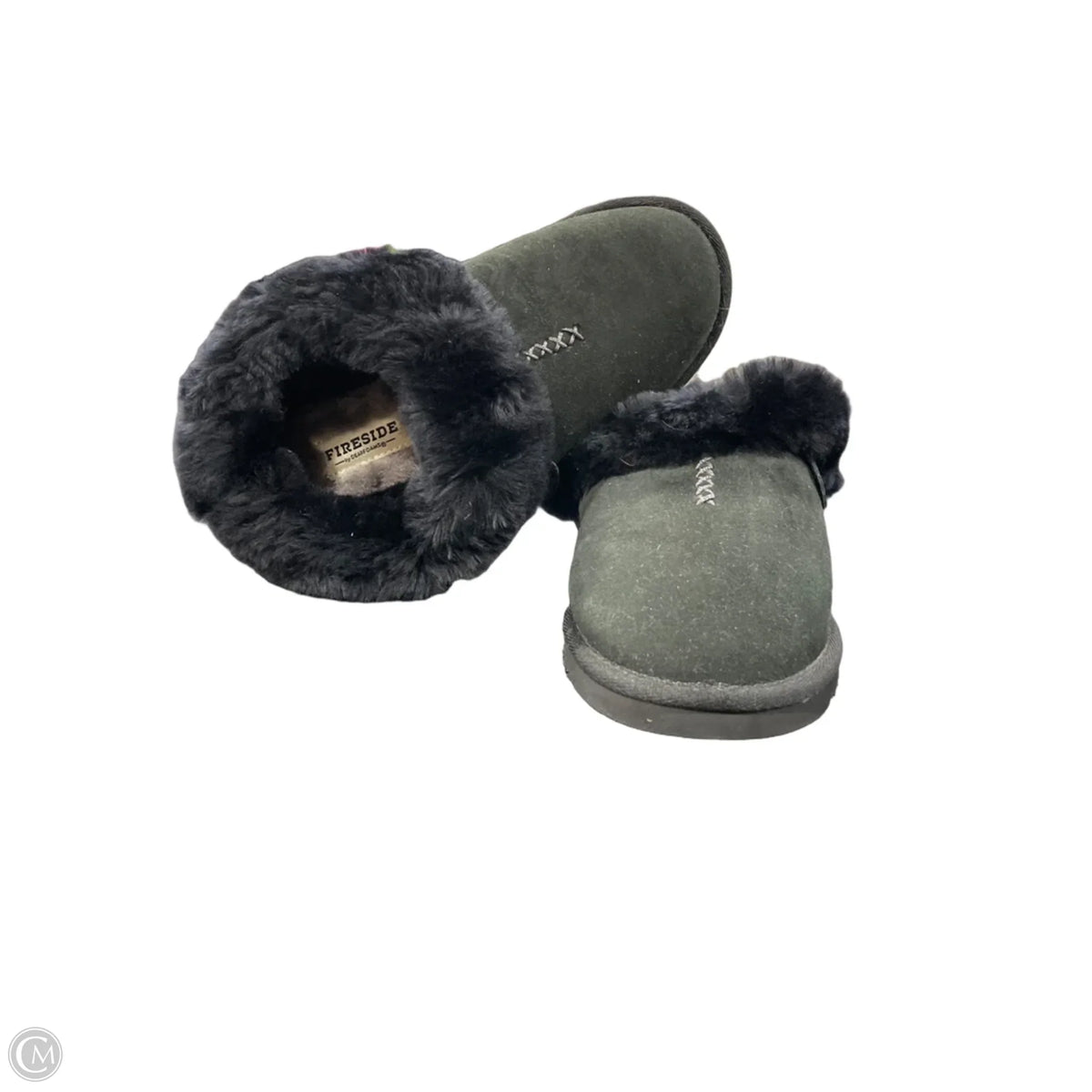 Slippers By Clothes Mentor In Black, Size: 8