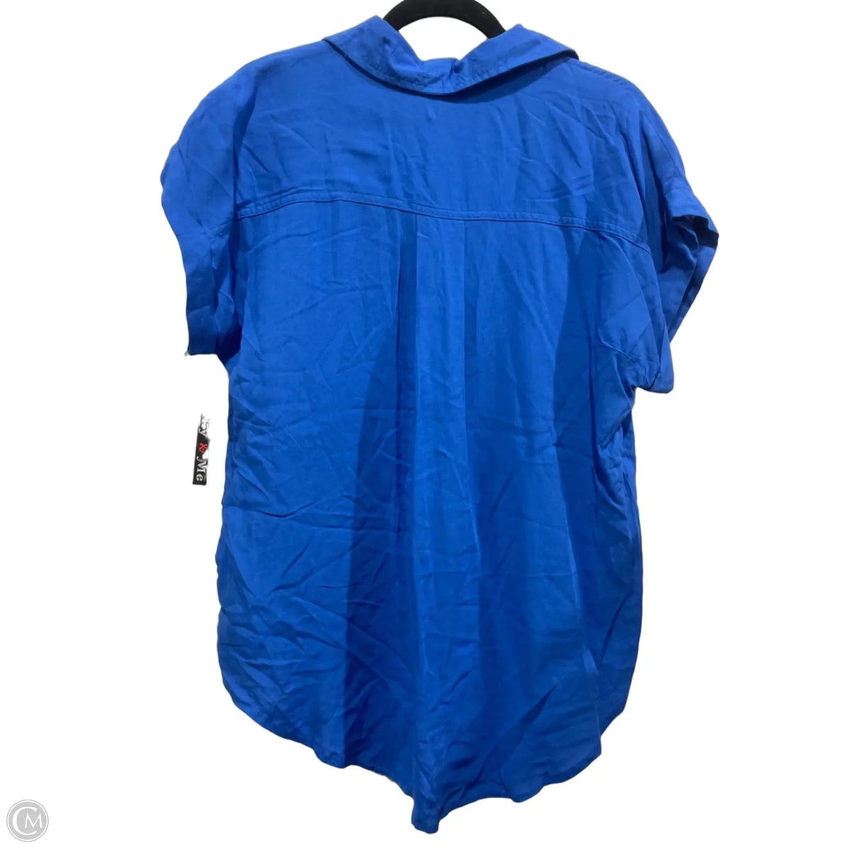 Top Short Sleeve By Clothes Mentor In Blue, Size: L