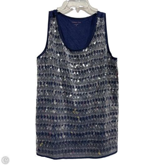 Top Sleeveless By Coldwater Creek In Blue, Size: 1x