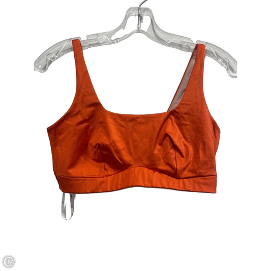 Athletic Bra By Yitty In Orange, Size: M