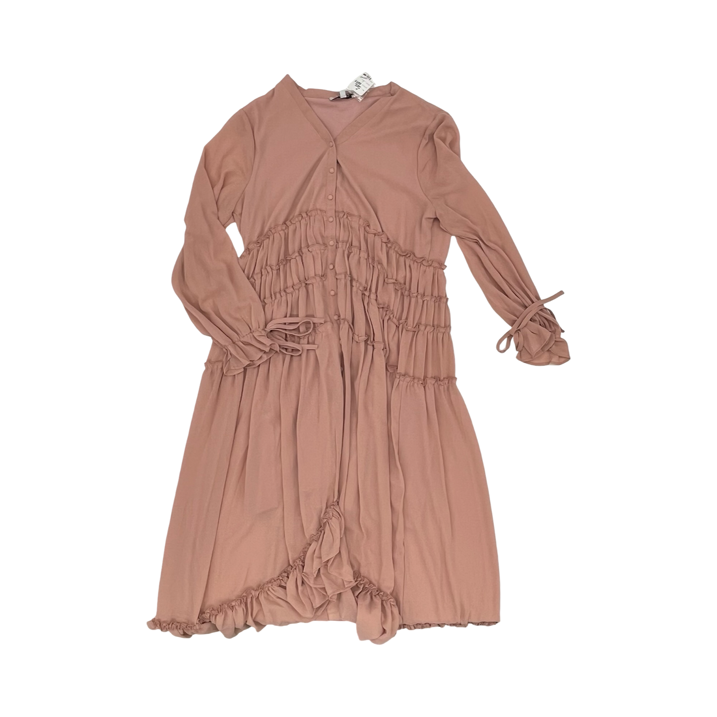 Dress Party Long By Clothes Mentor In Pink, Size:L