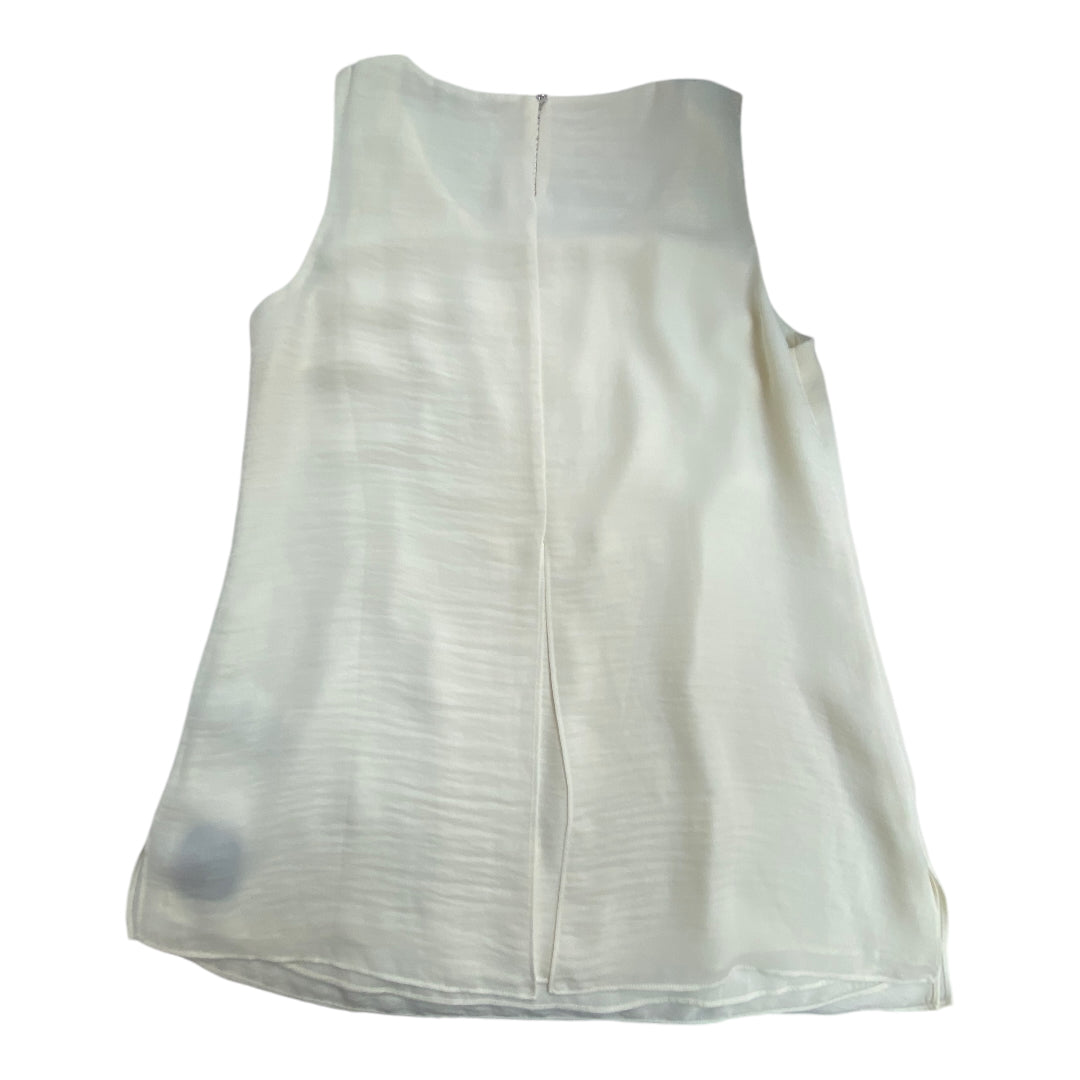 Blouse Sleeveless By Soft Surroundings In Cream, Size: S