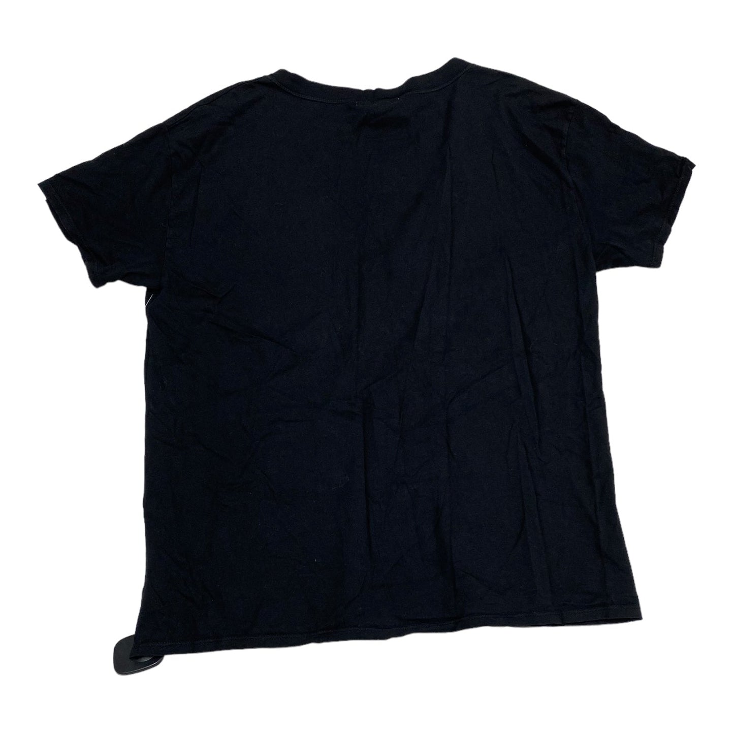 Black Top Short Sleeve Basic Good American, Size L