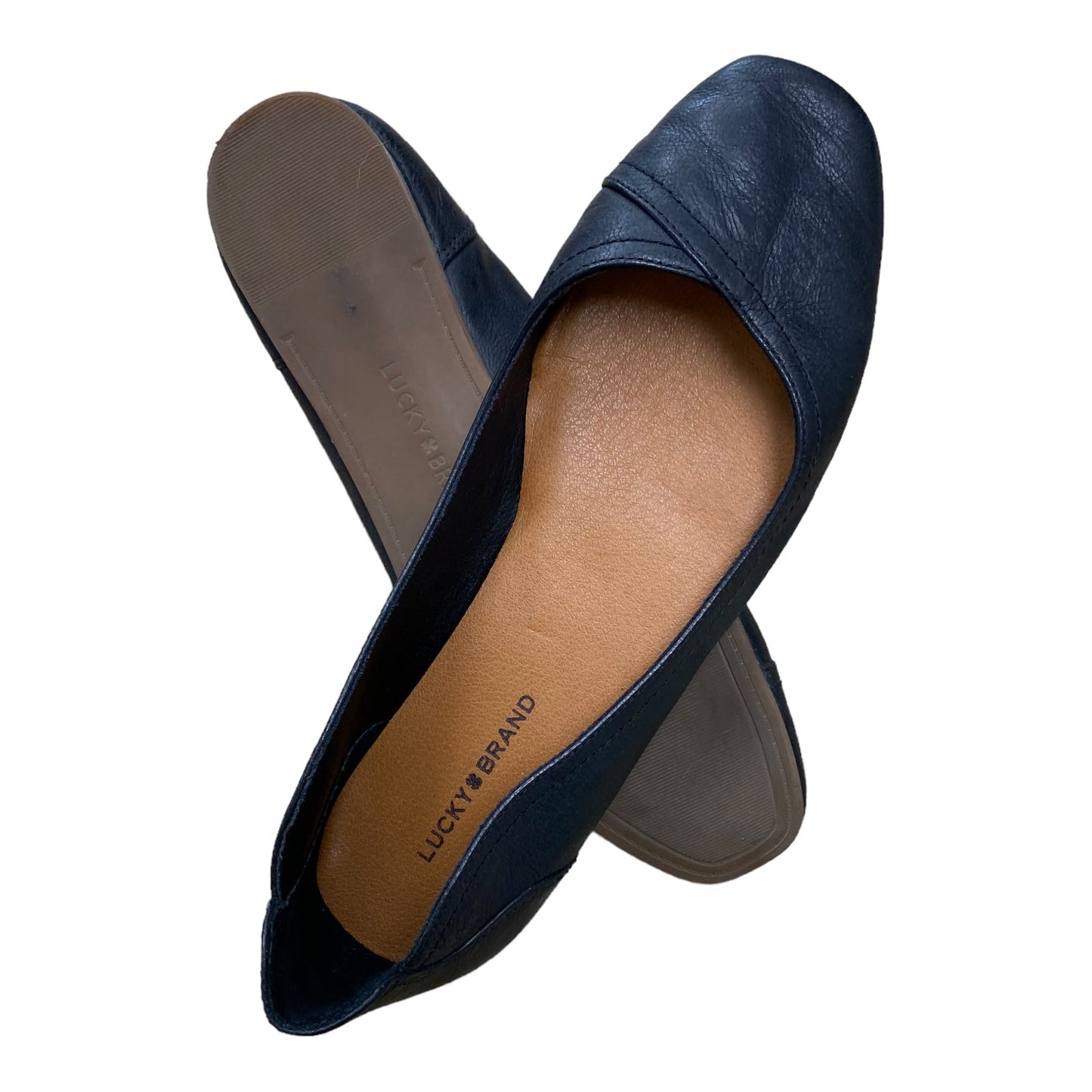 Black Shoes Flats Lucky Brand, Size 8
