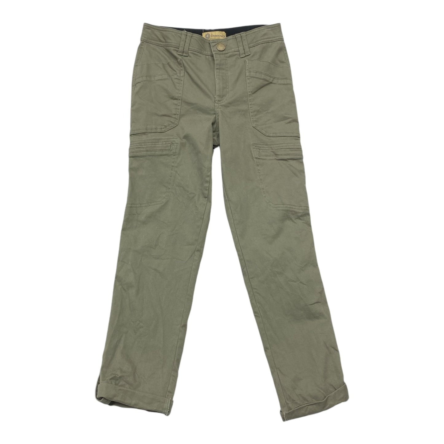 Pants Cropped By Democracy In Green, Size: 4