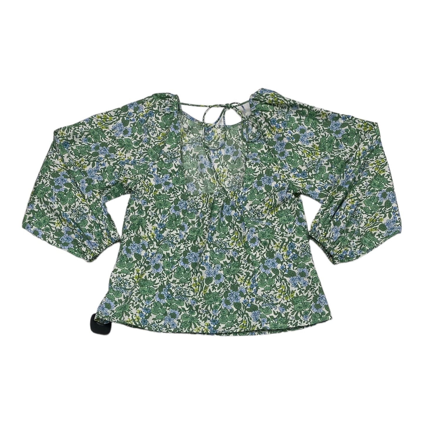 Top Long Sleeve By J. Crew In Floral Print, Size: Xs