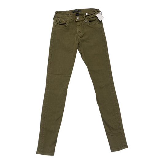 Jeans Skinny By True Religion In Green, Size: 0