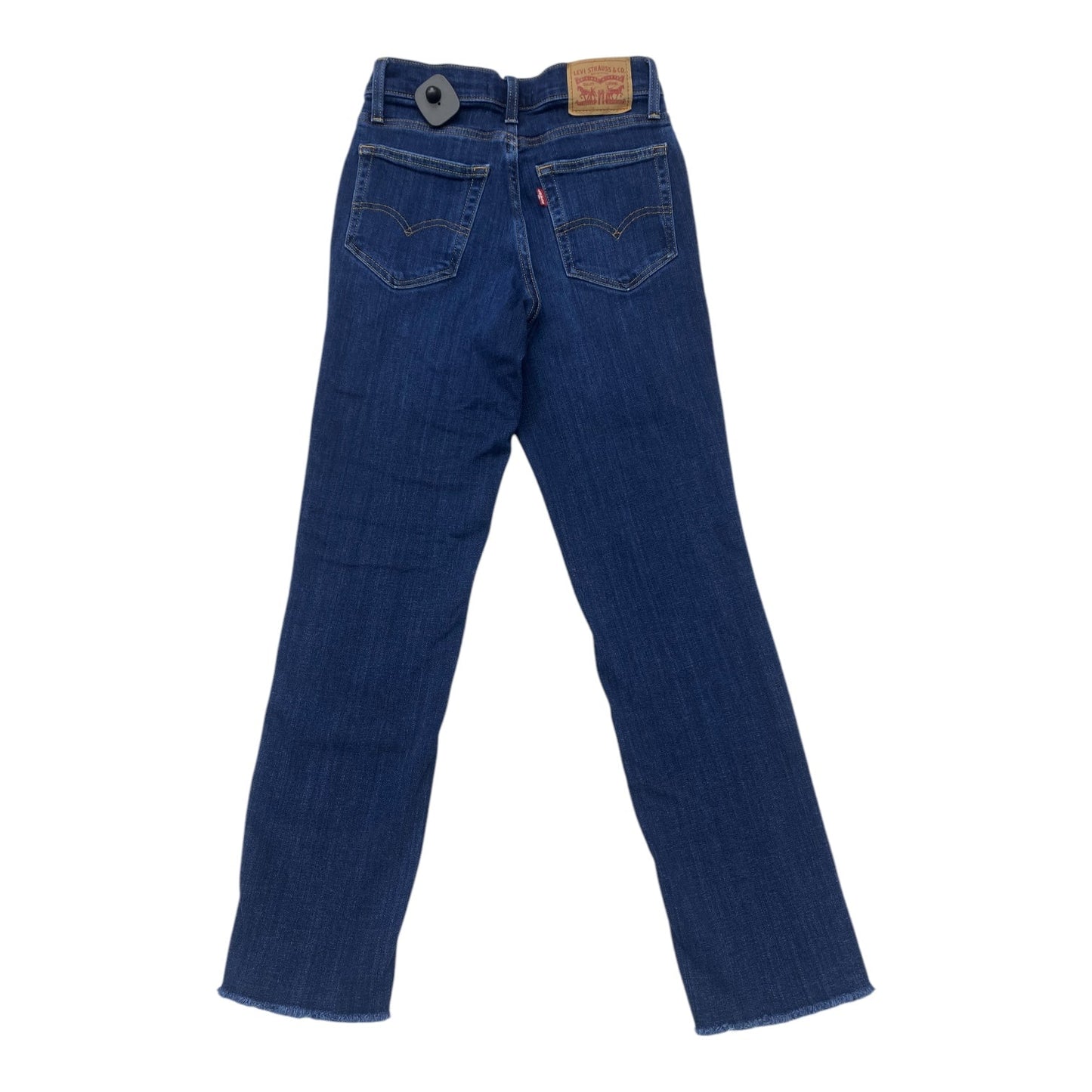 Jeans Straight By Levis In Blue Denim, Size: 2