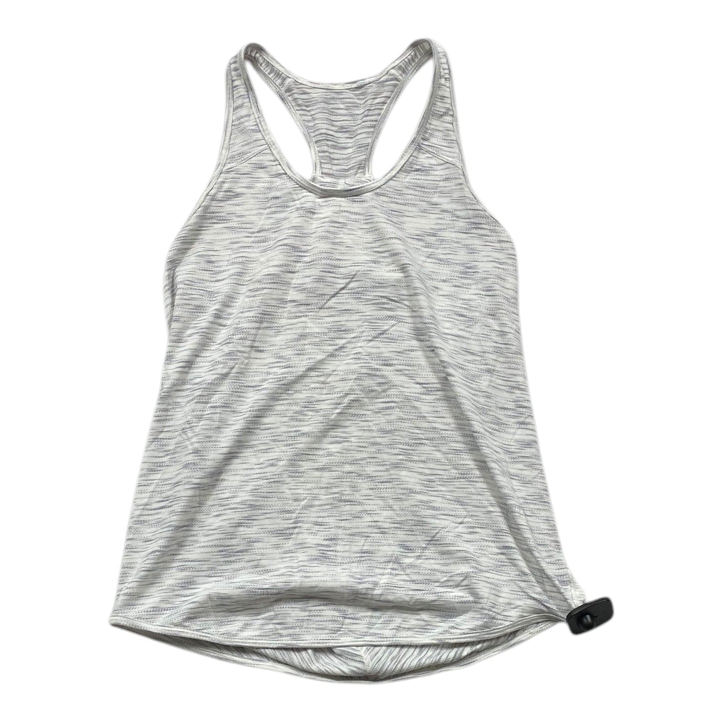 Athletic Tank Top By Lululemon In Grey & White, Size: S