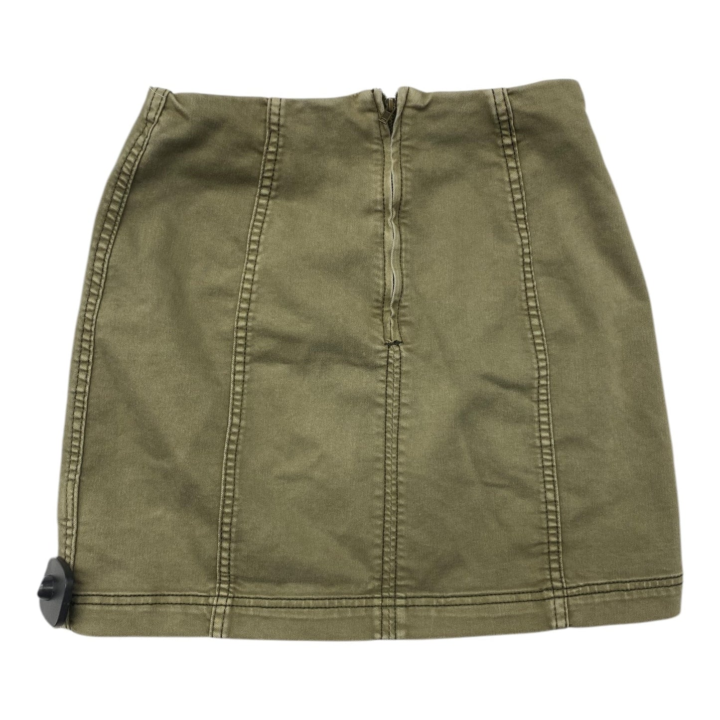 Skirt Mini & Short By Free People In Green Denim, Size: 6