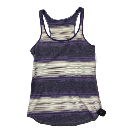 Athletic Tank Top By Lululemon In Striped Pattern, Size: M