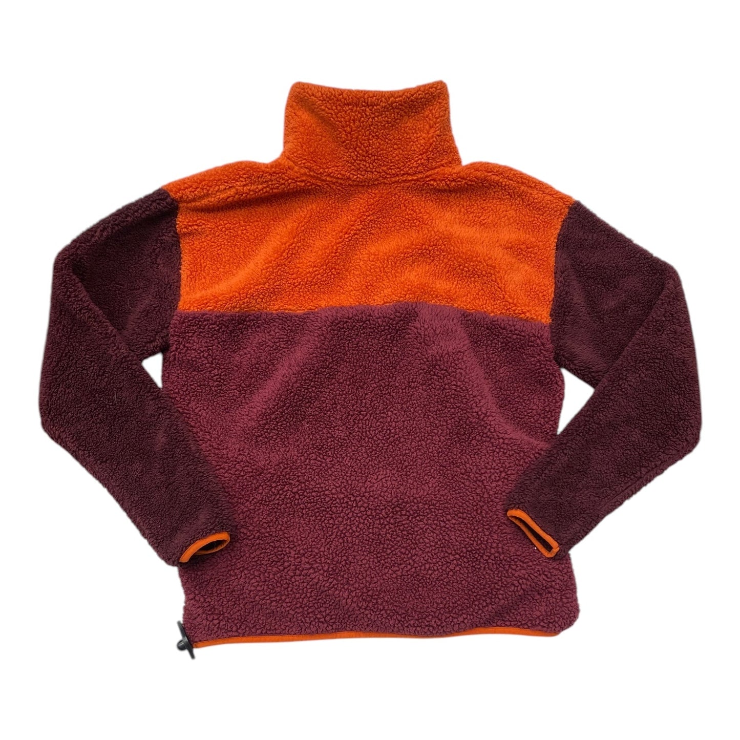 Athletic Fleece By Eddie Bauer In Orange & Purple, Size: M