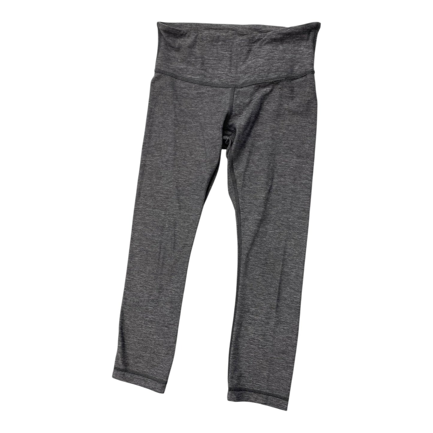 Athletic Capris By Lululemon In Grey, Size: 4