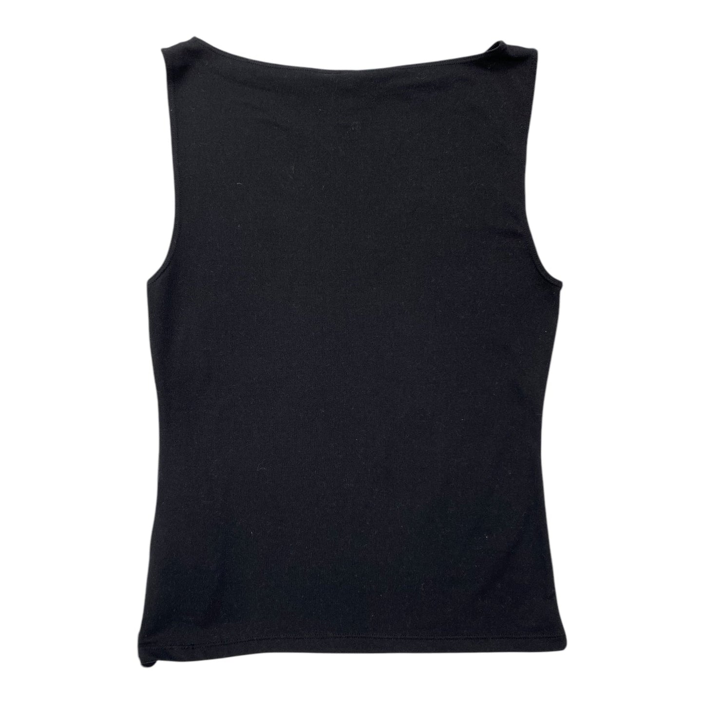 Top Sleeveless By Divided In Black, Size: M