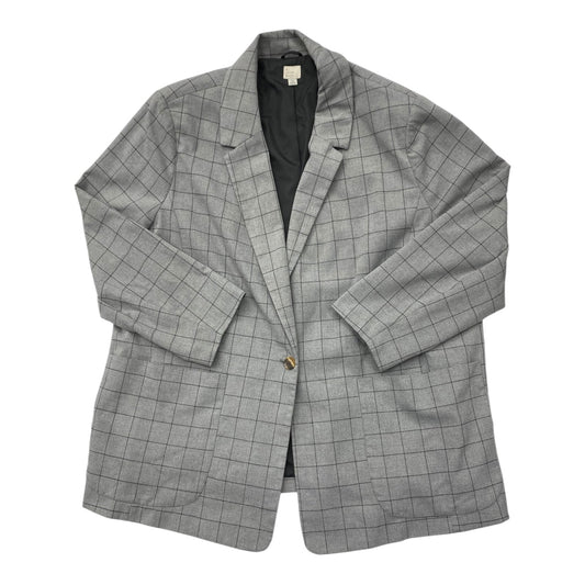 Blazer By A New Day In Grey, Size: 3x