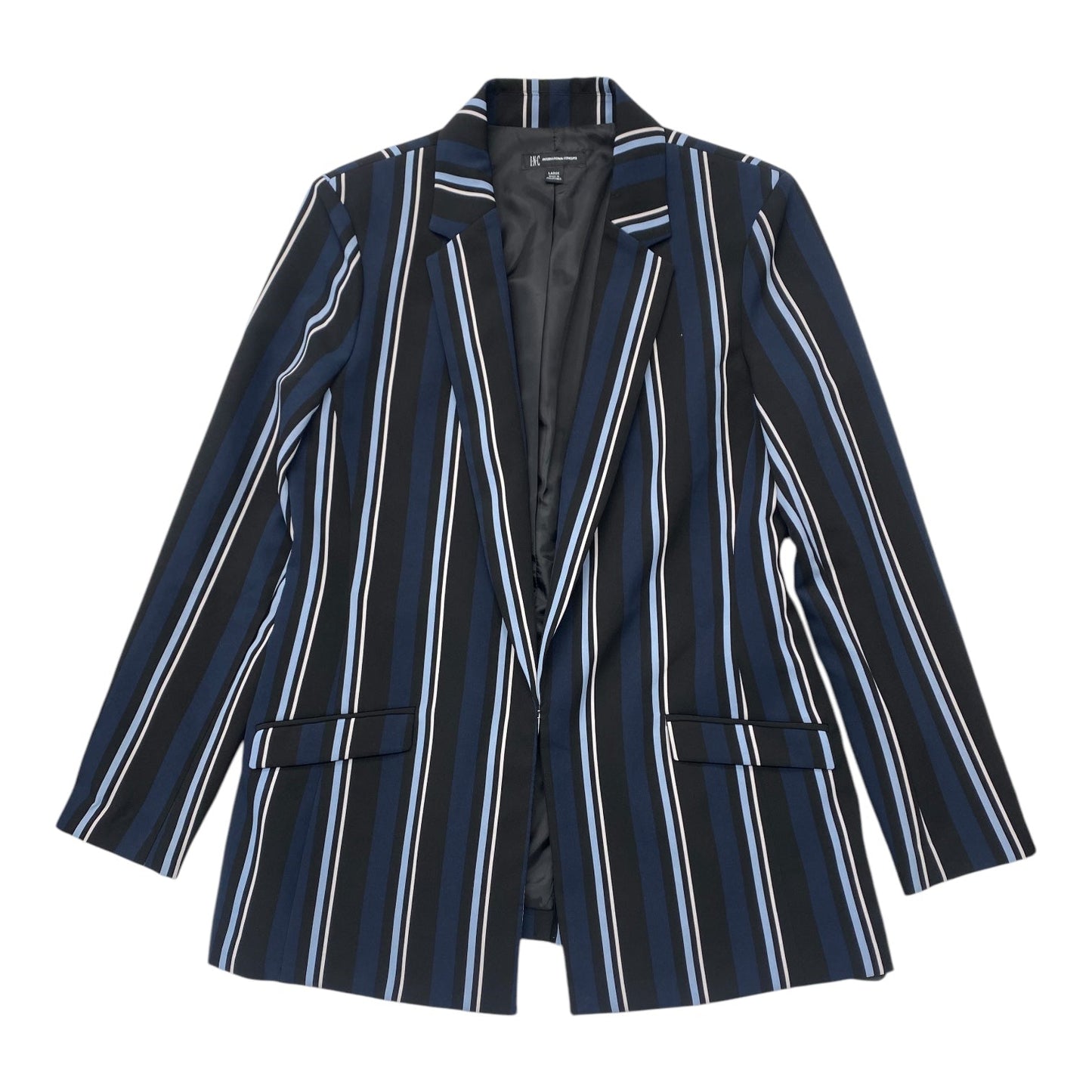 Blazer By Inc In Striped Pattern, Size: L