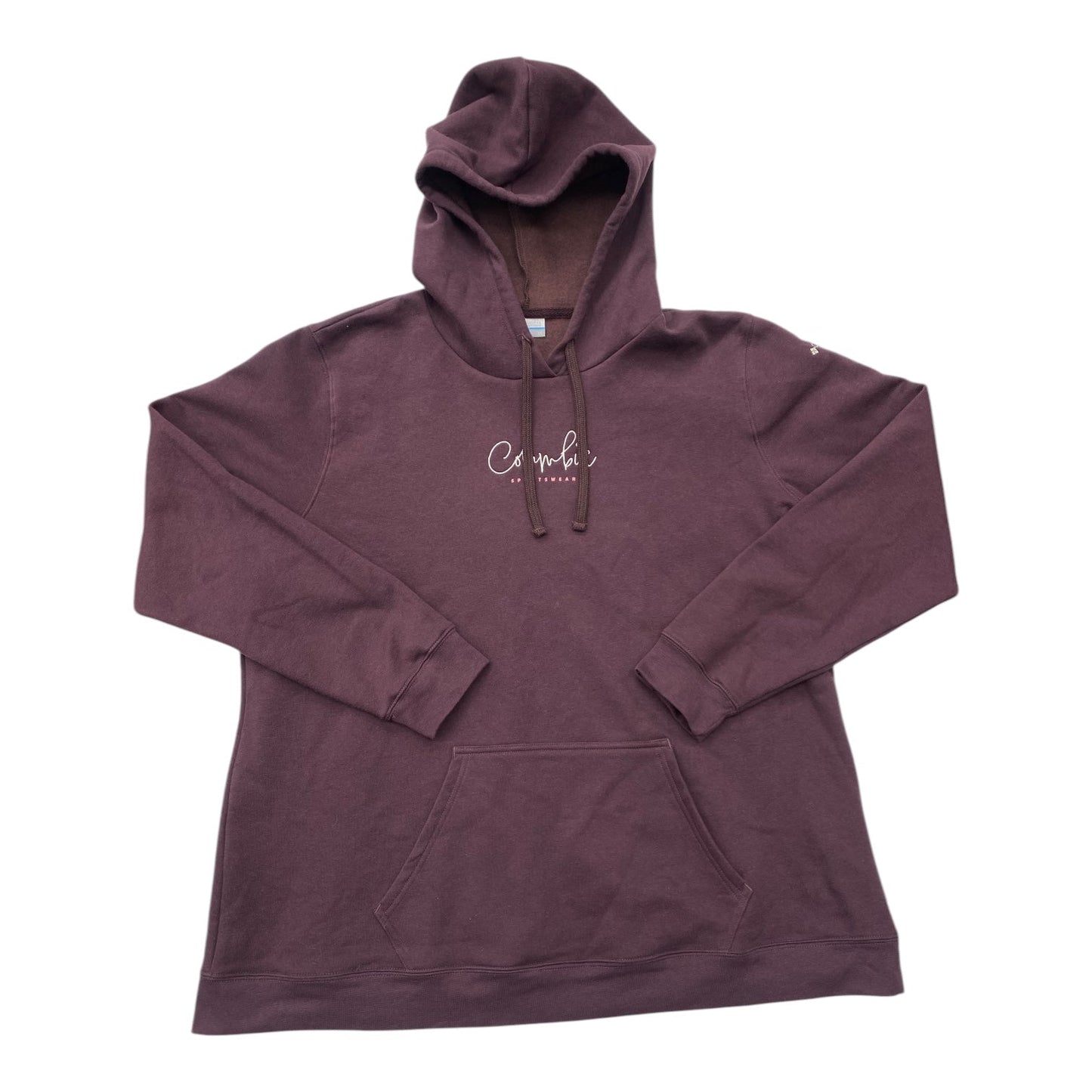 Sweatshirt Hoodie By Columbia In Maroon, Size: 2x