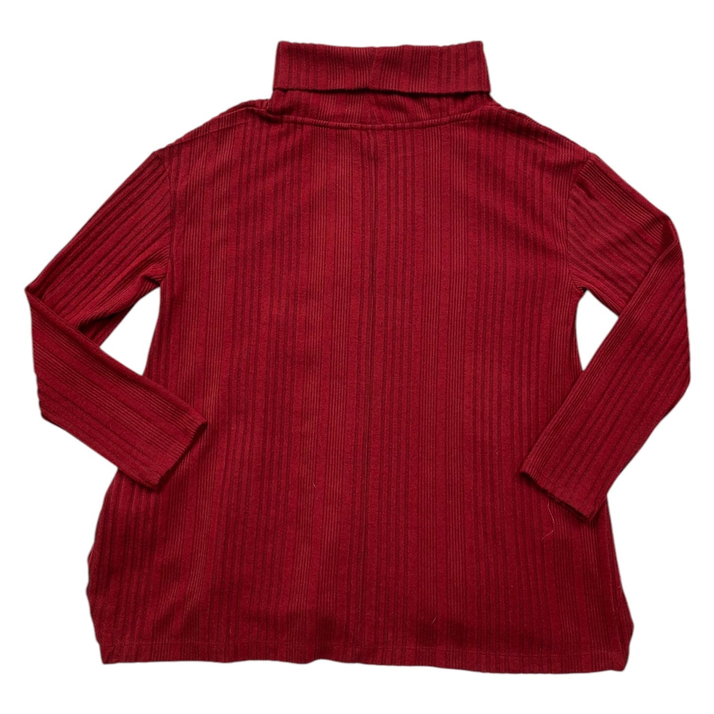 Top Long Sleeve By Simply Vera In Red, Size: Xl