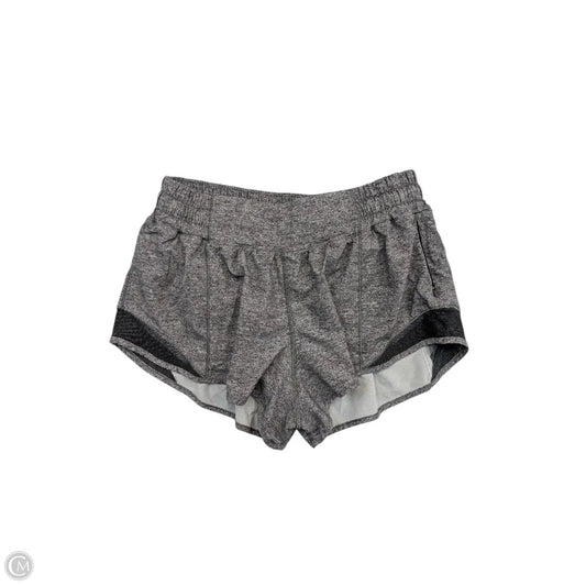 Athletic Shorts By Lululemon In Grey, Size: 6