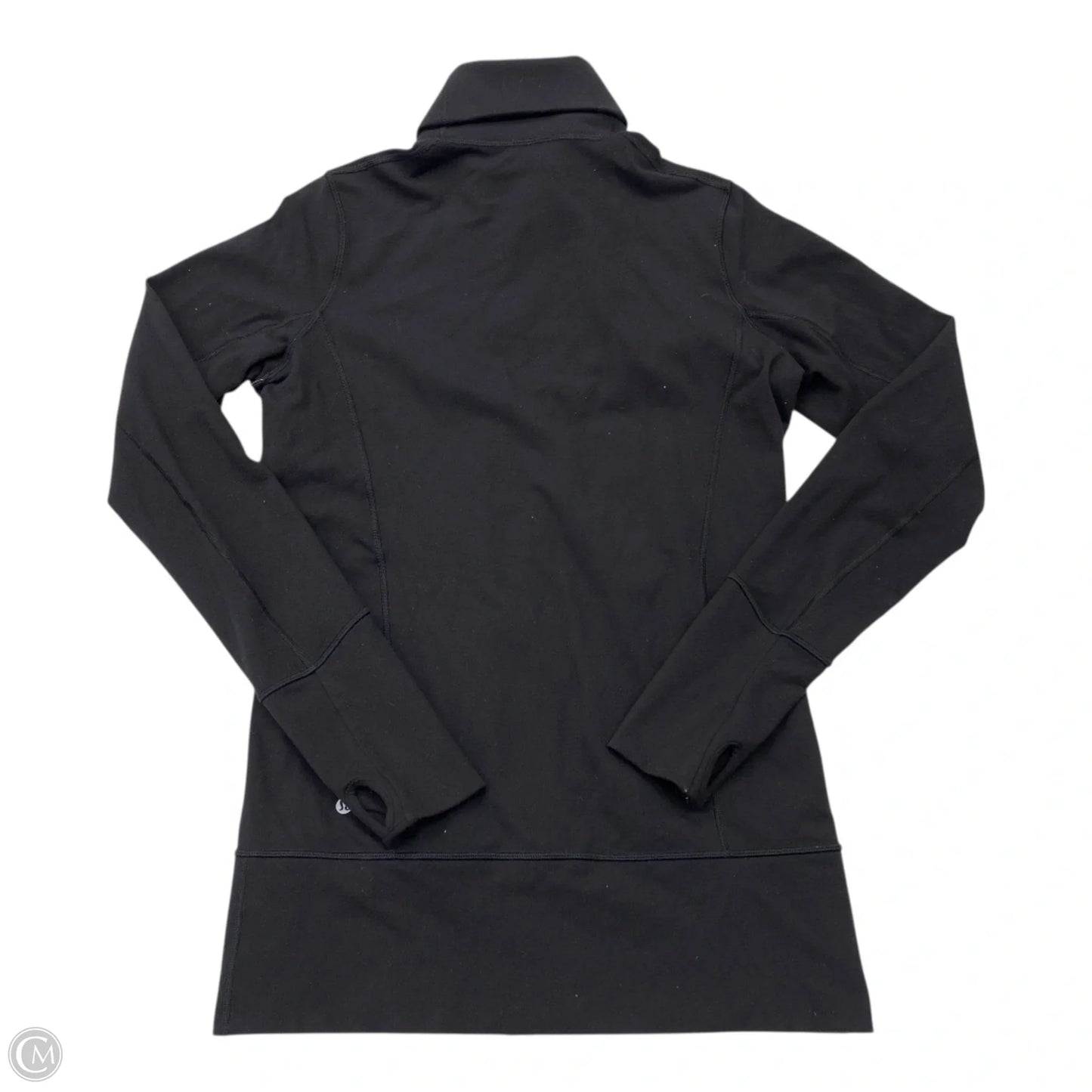 Athletic Jacket By Lululemon In Black, Size: 8