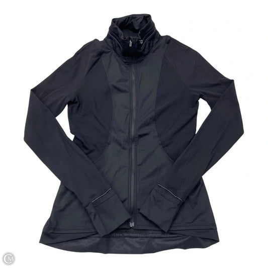 Athletic Jacket By Lululemon In Black, Size: 8