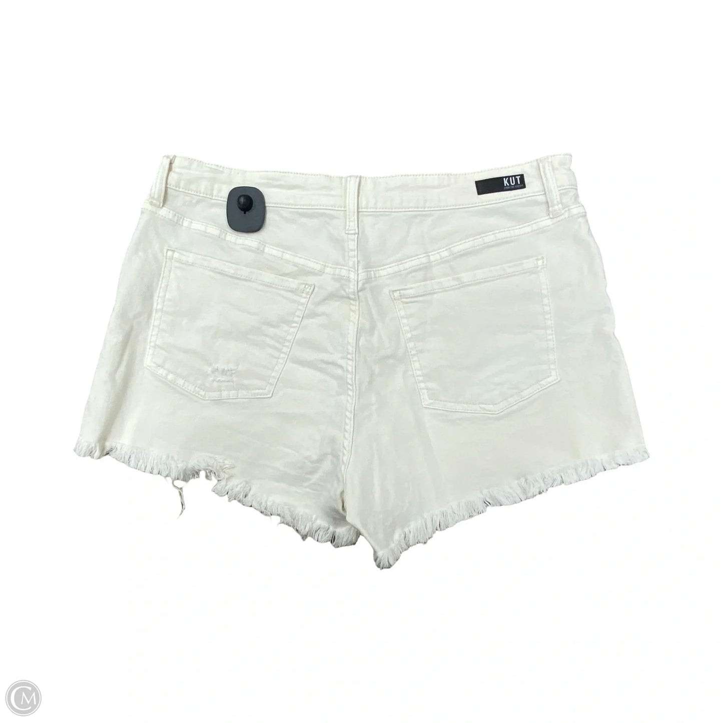 Shorts By Kut In Cream Denim, Size: 14